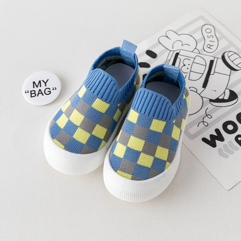 New Baby Walking Shoes Summer Breathable Soft Soled Shoes for Boys and