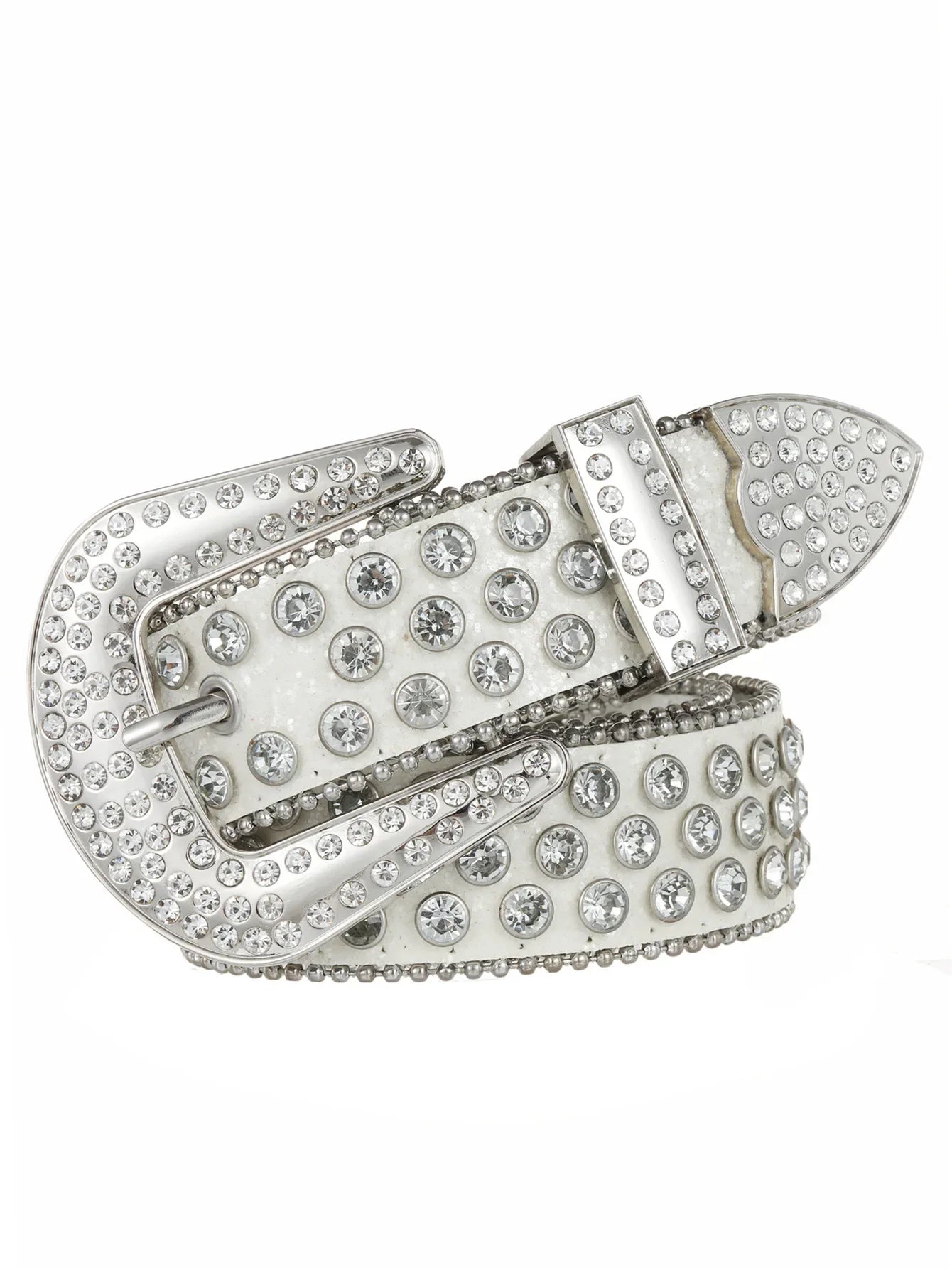 Decorative Women's Belt BB Simon Diamond Fashion Western Belt Full Diamond Embedding PU Wide Crystal Diamond Be