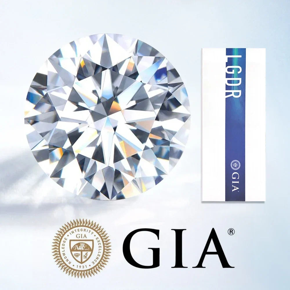 Messi Jewelry With IGI GIA Certificate Round Lab Grown Diamonds 0.5~0.6ct 0.7~0.8ct 0.8~0.9ct 1~1.1ct 1.5ct 1.6~1.7ct Wholesale