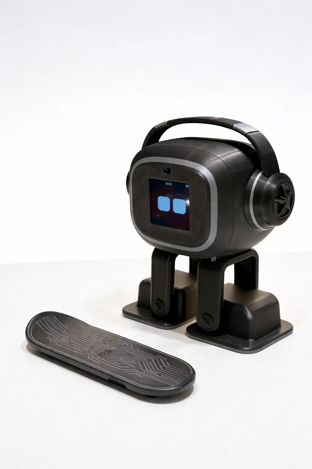 Miso Interactive AI Desktop Robot | EMO Smart Chat, Multilingual Companion, Dancing Mini Robot Charging Skateboard Fun Gift Toy