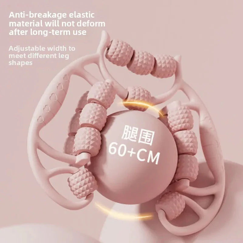 28 Wheel Annular Leg Clamp Anti-Cellulite Massager Body Slimming Roller