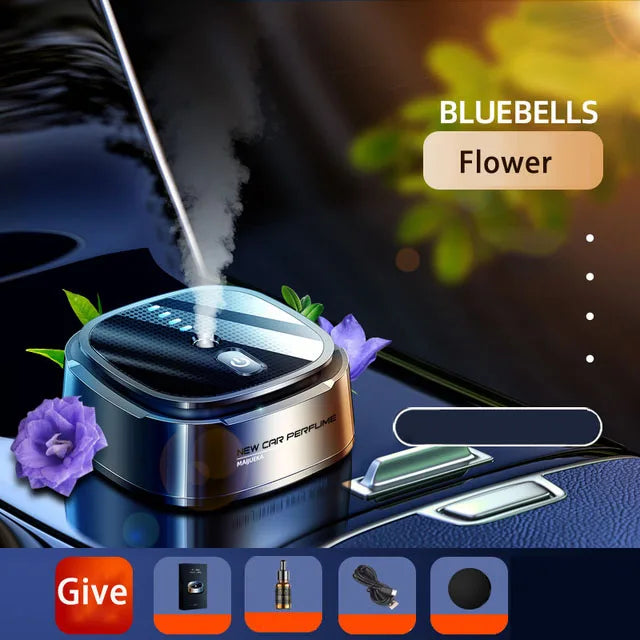 Car Aroma Diffuser Electric Spray Car Perfume Auto Air Freshener Flavoring Purifying Deodorant Car Aromatherapy