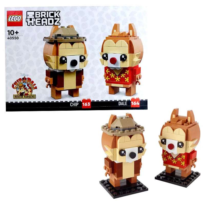 LEGO 40550 Qiqi and Titi Squirrel Squarehead Assembly Toy Building Blocks