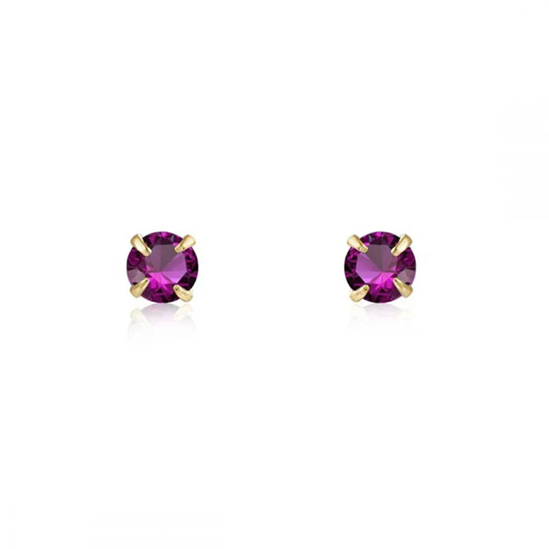925 Sterling Silver Needle Small Geometry Triangle Crystal Stud Earring for Woman Lovers' Couples Bling Simple Piercing Earrings