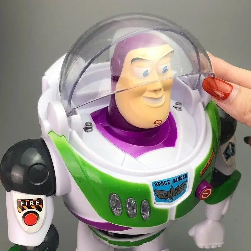 Disney Buzz Lightyear With Light With Music Animation Surrounding Mobile Robot Humanoid Toy 3 Style Give Children Halloween Toys