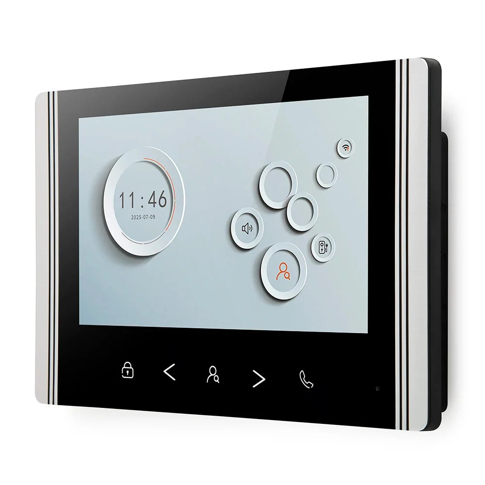 HOMSECUR 7" WIFI Video Door Phone Call Intercom Outdoor Monitoring for 2 Families