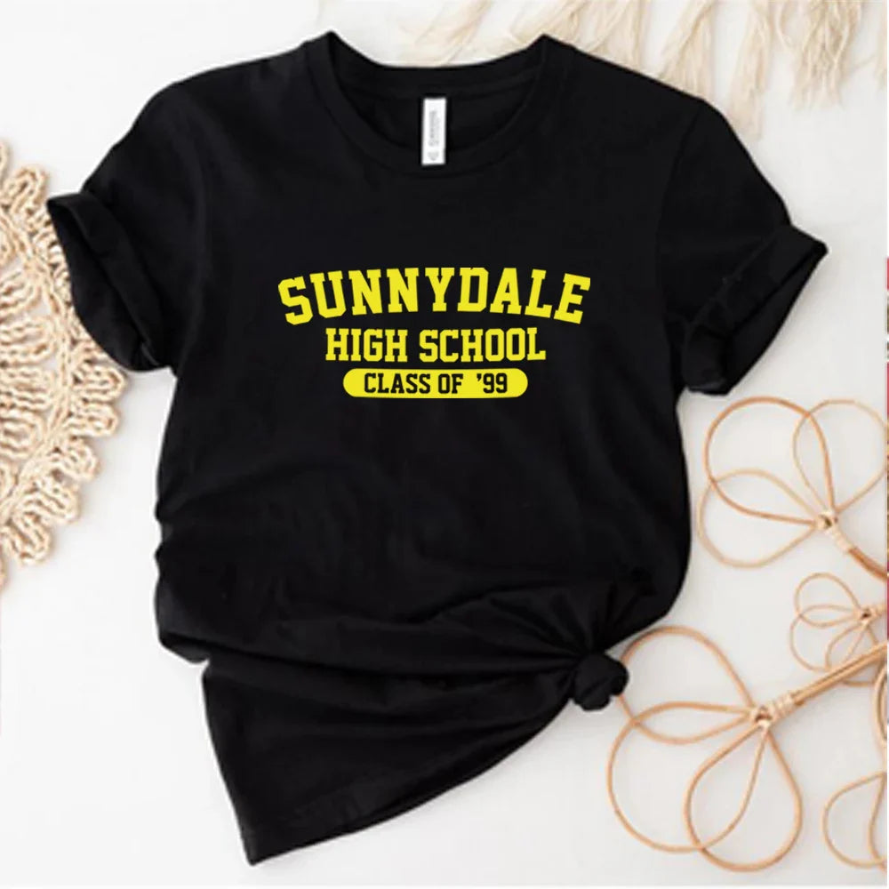 Sunnydale High School Class of '99 T Shirt Buffy The Vampire Slayer Shirt Aesthetic Sunnydale Tee Unisex Short Sleeve Tops