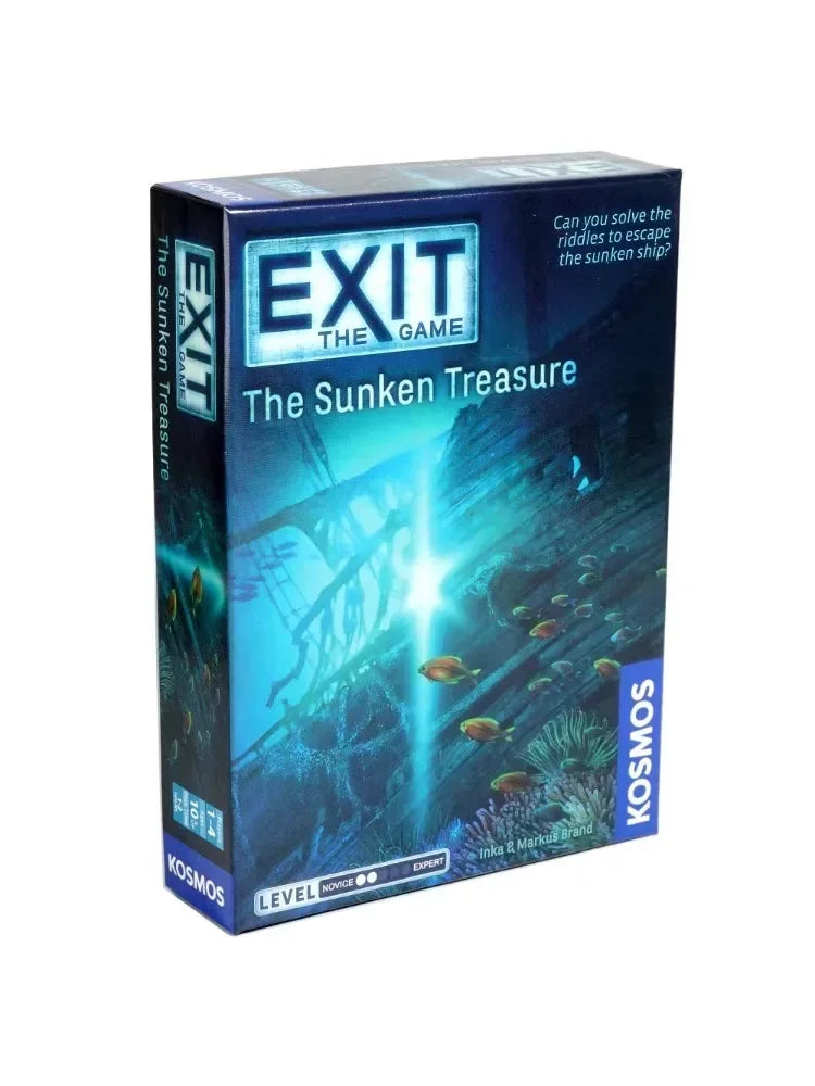 Exit Game The Abandoned Cabin The Haunted Roller Coaster Dead Man on The Orient Express The House of Riddles Card  Board Game