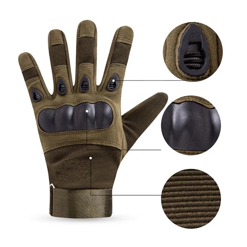 Tactical Gloves Training Work Gloves Accessories Men Woman Riding Shooting Gym Mountaineering Security-Protection Gloves