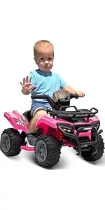 12V Car, Electric Kids Bumper Car for Toddlers 1.5-5 w/Remote Control, 3 Speeds - Purple