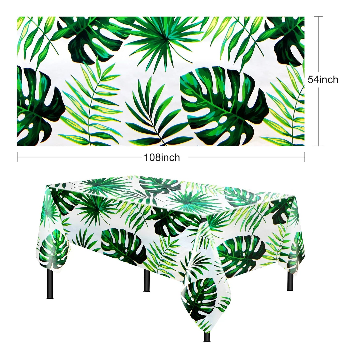Hawaiian Party Decorations Flamingo Garlands Banner Balloons For ALOHA Luau Party Tropical Summer Beach Birthday Party Supplies