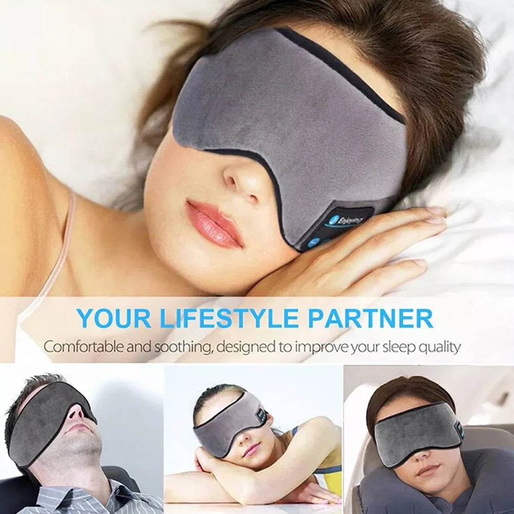 Bluetooth Earphones Sleeping Headband Elastic Wireless Eye Mask