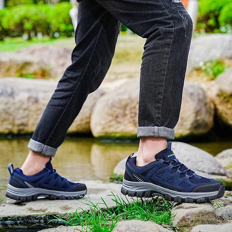 Men'S Hiking Shoes Sports Shoes Classic Design Outdoor Hiking Breathable Lightweight Sports Shoes Autumn New Items 39-48