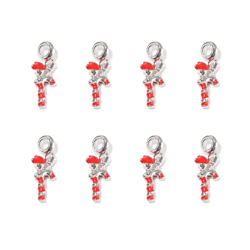 5PC/Lot Merry Christmas Tree Santa Claus Deer Pendant Charm Unicorn DIY Jewelrys Fit for Bracelet Necklace Making Accessories