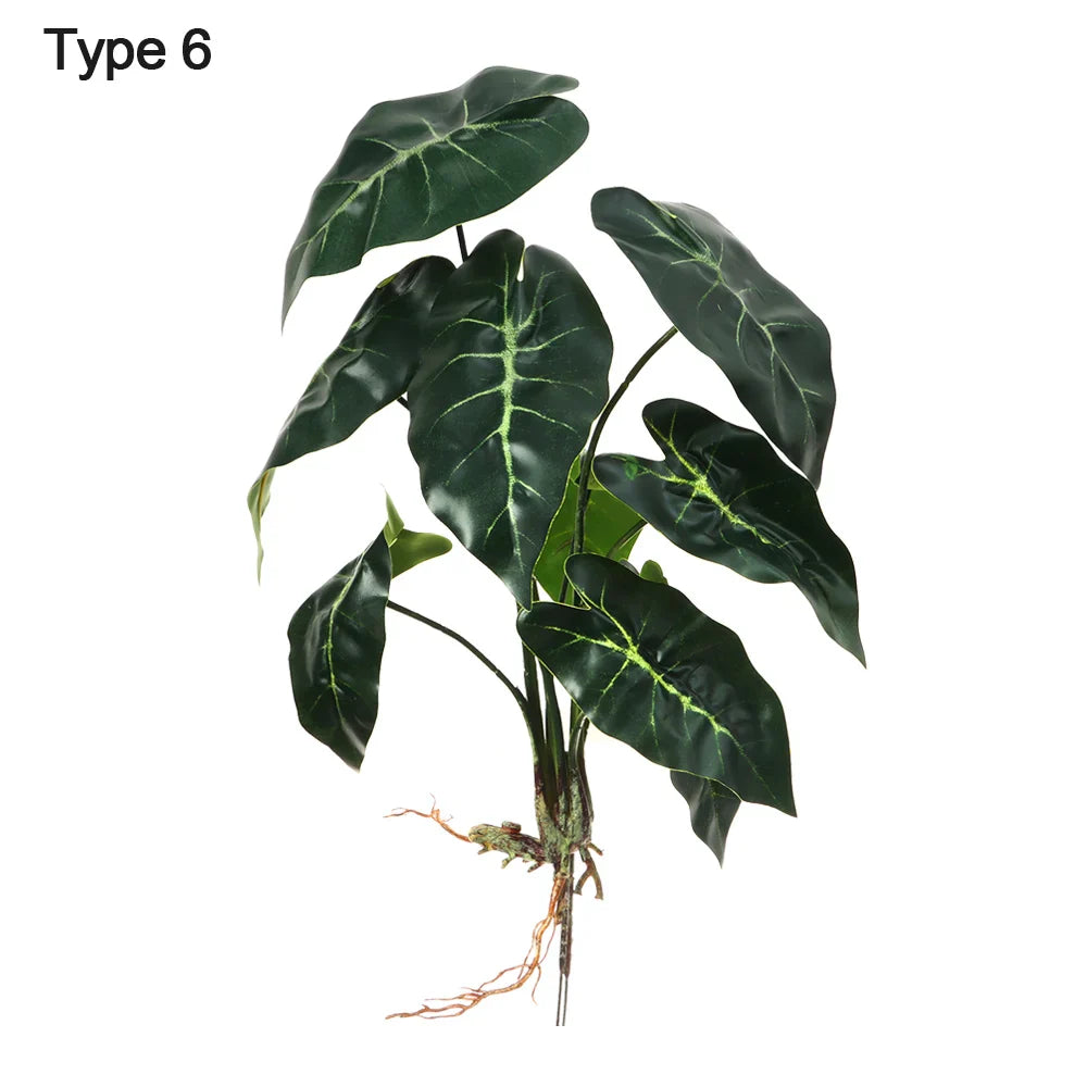 Home Decoration Desktop Ornament Party Supplies Simulation Greenery Plant Wall Artificial Hydroponic Plants With Root