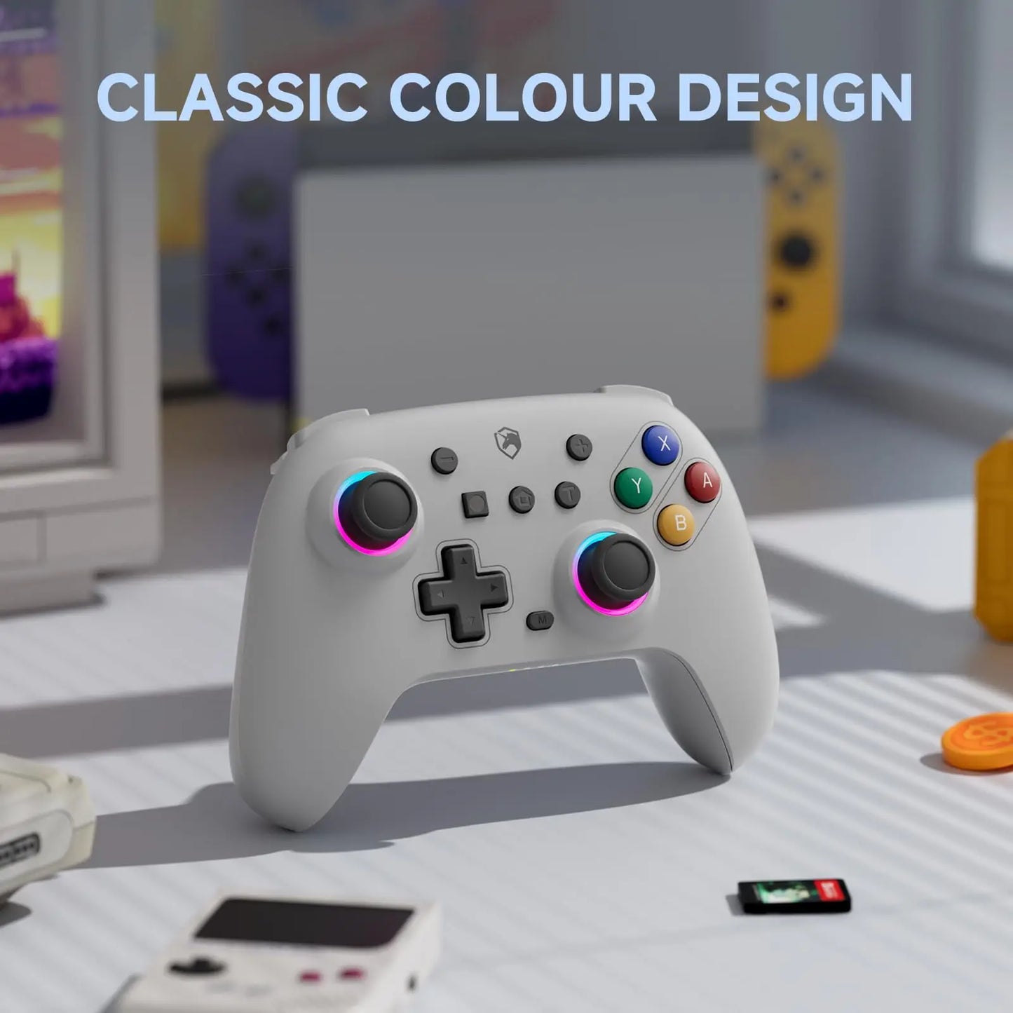 NYXI Wireless Controller Gamepad for Switch 2/PC Dark gray