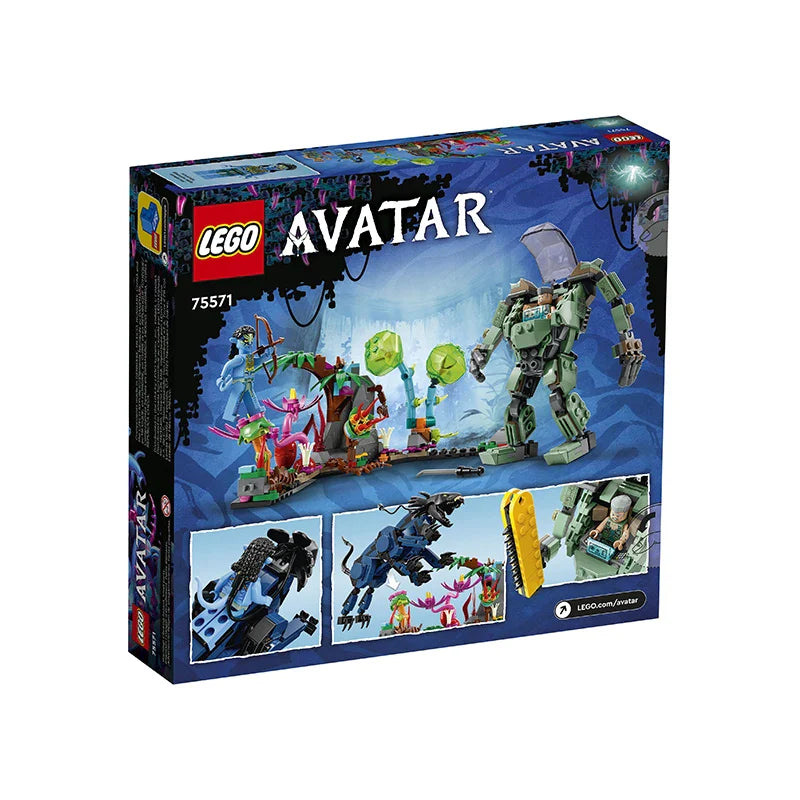 Lego Avatar Series 75571 Netiini and the Shining Beast Vs. Building Blocks Educational Assembly Toys