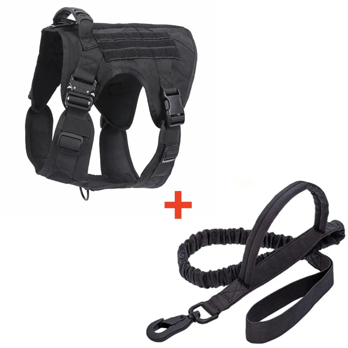 Tactical Military Vest Pet German Shepherd Golden Retriever Tactical Training Dog Harness and Leash Set For All Breeds Dogs