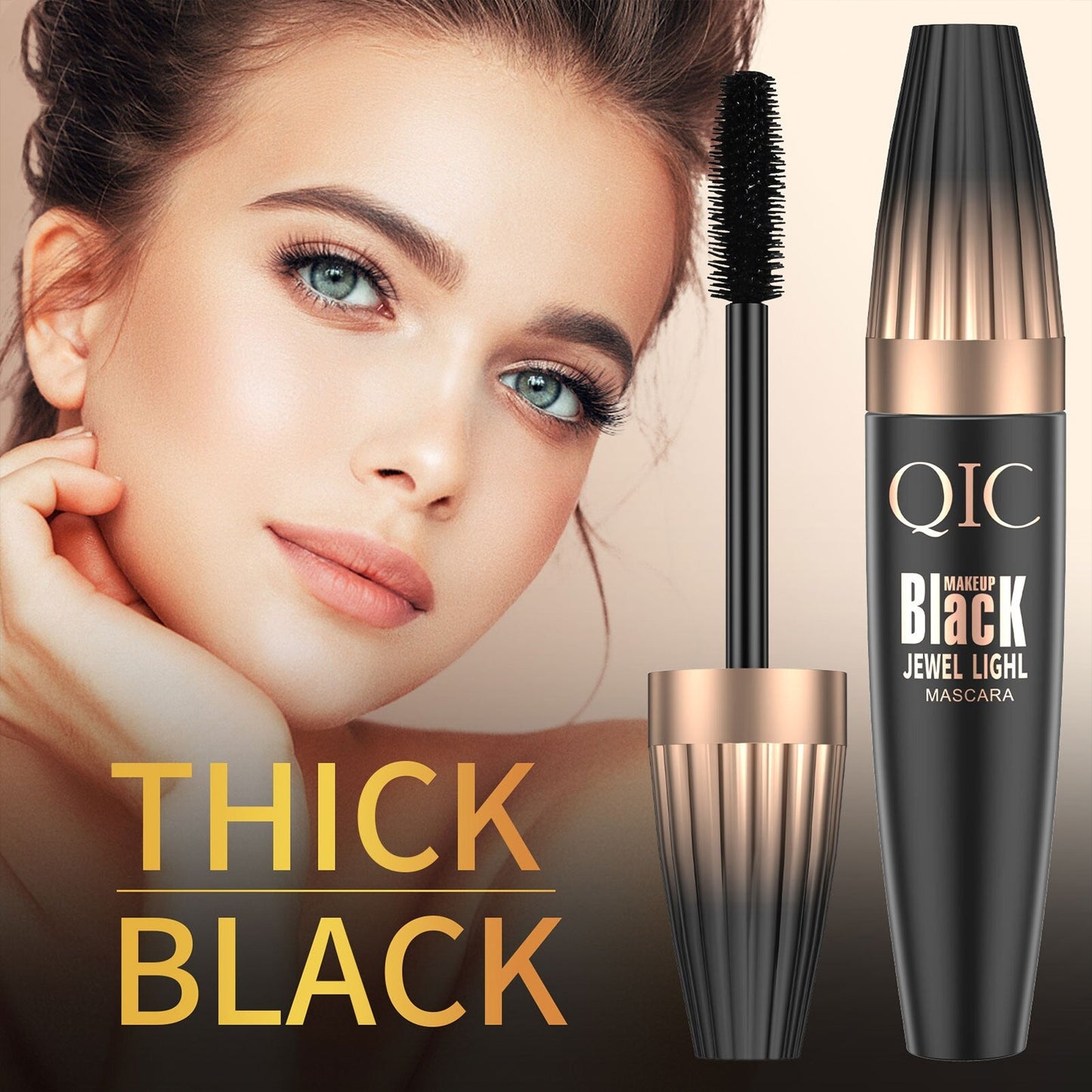4D Silk Fiber Lash Mascara Volume Booster Lash Primer Mascara Lash Primer Eyeliner Mascara For Lifting Curling Multiplying