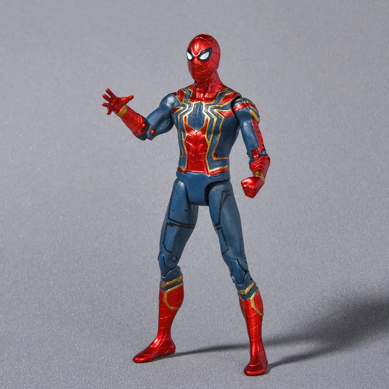 Marvel Spiderman Characters Avengers Heroes Joint Movable Model Figurine Children's Charm Birthday Festival Christmas Gift Toys