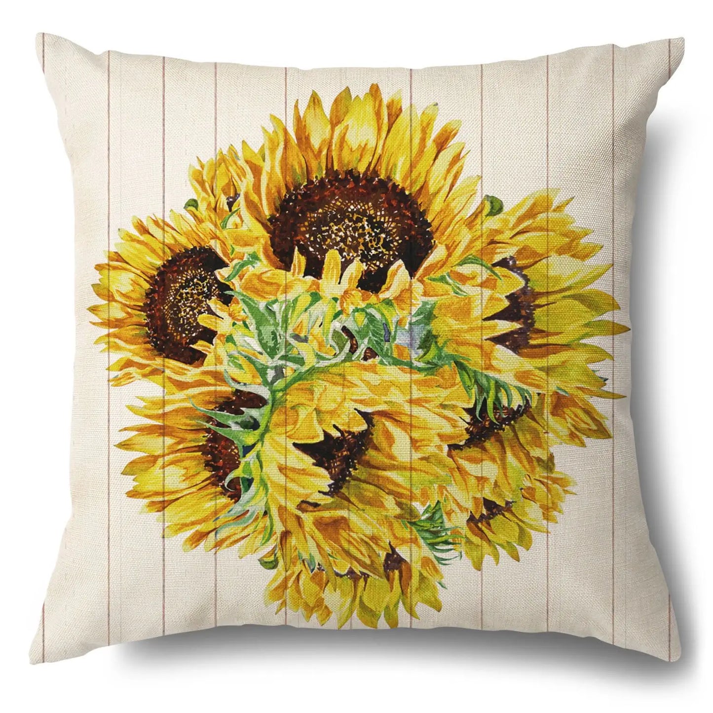 Sunflower Pillow Cover Fall Thanksgiving Decorative Cushion Cover Autumn Farmhouse Home Sofa Decor Pilow Case Flowers Pillowcase