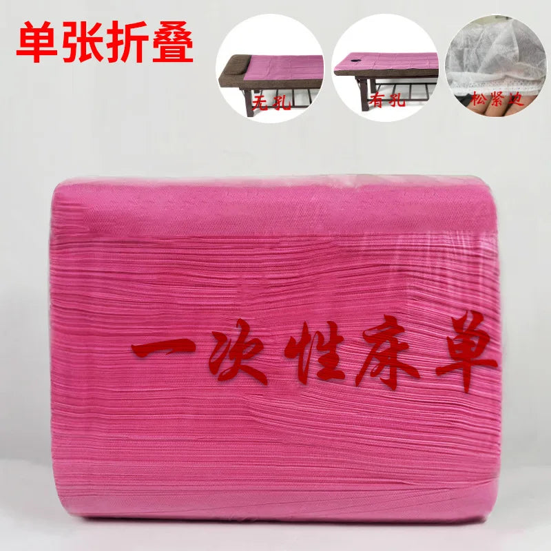 100Pcs Disposable Thick Non-woven Bed Cover Waterproof Breathable Massage Beauty Salon Travel Mattress Sheet 80*180cm
