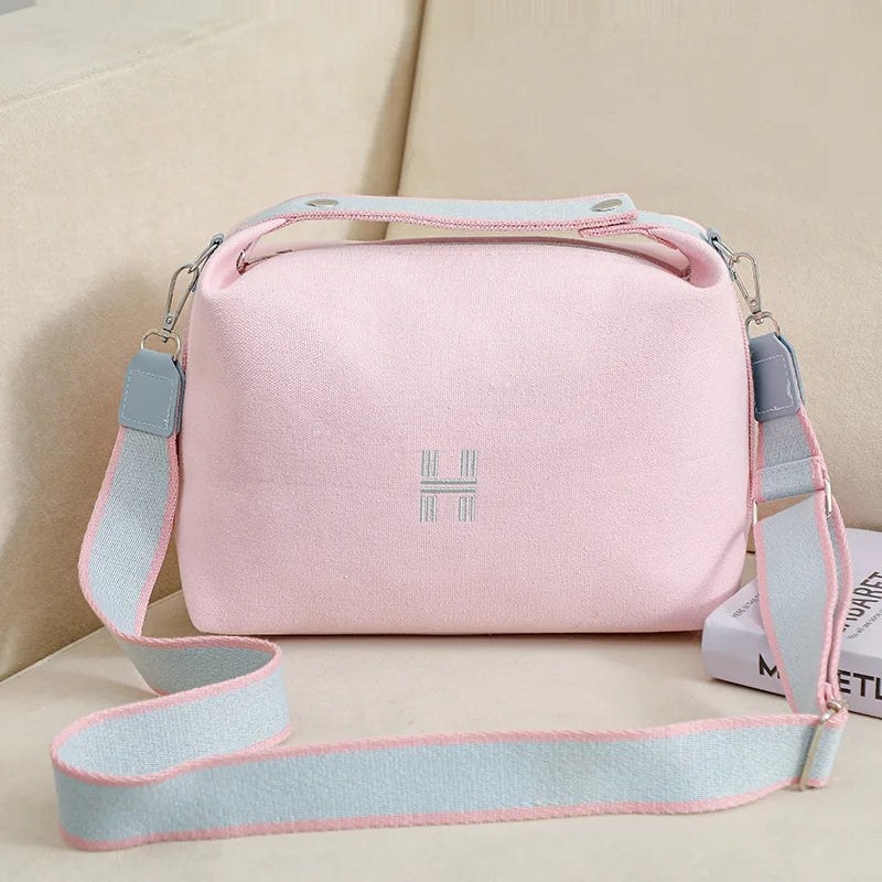 Travel Large Bag Storage Organize Beauty Canvas Waterproof Cosmetic Portable Dustproof Bag Handbag MakeUp Case Female Wash Kit