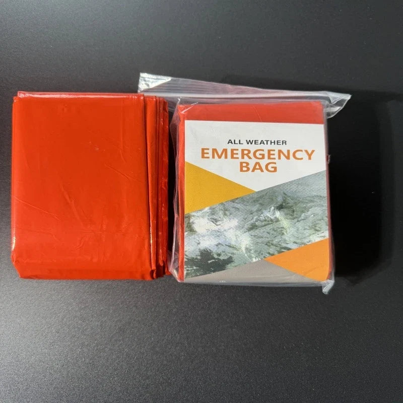 Emergency Sleeping Bag Survival Blanket Thermal Mylar Bivy Sack Lightweight Waterproof Portable Shelter For Camping Hiking