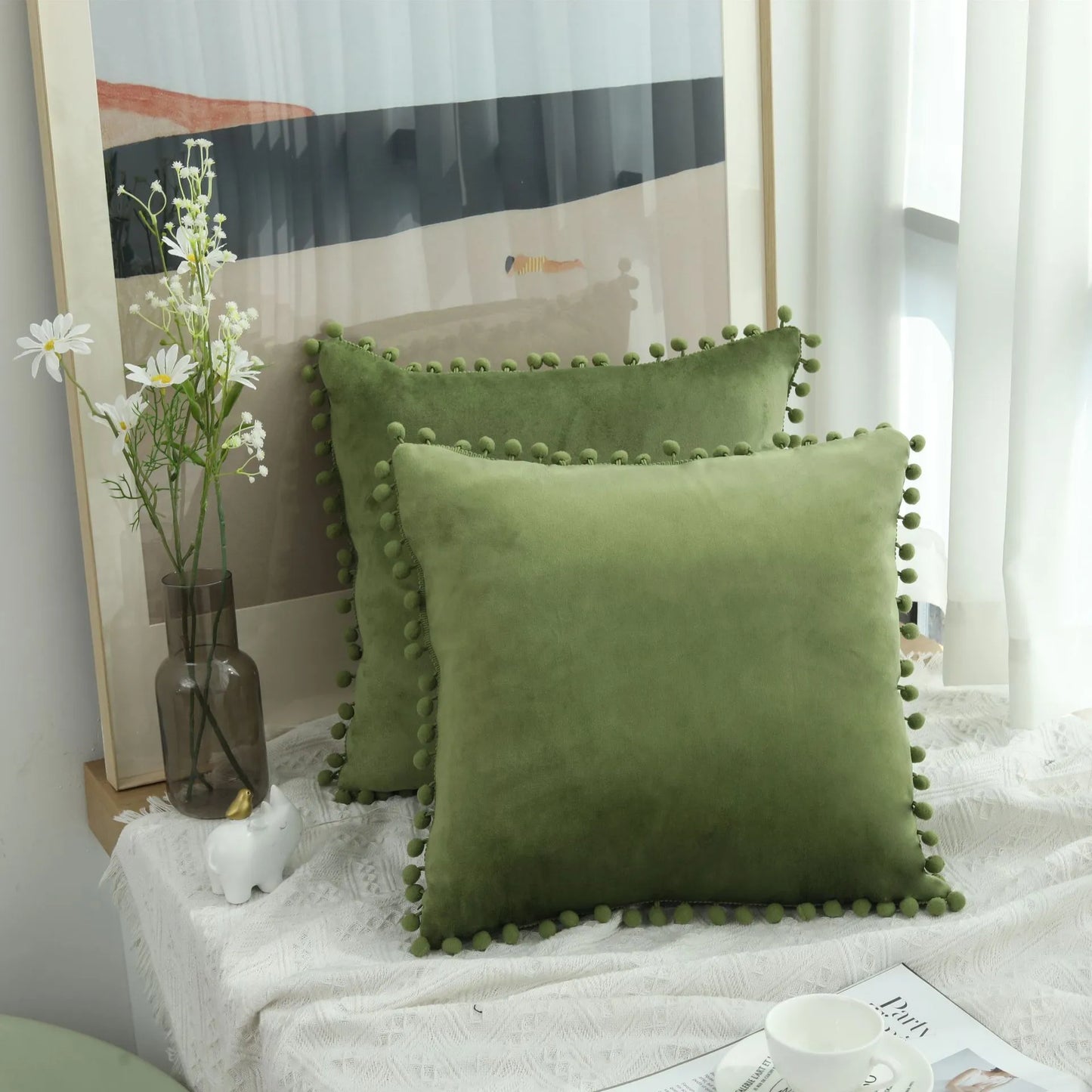 Soft Velvet Cushion Cover Decorative Pillow Case Covers Home Decor Room Decoration Sofa Pillowcases Big30×50 45×45 50X50 65X65cm