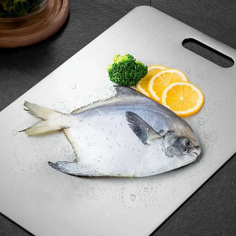 Stainless Steel 3pcs Cutting Boards -Dishwasher Safe  Kitchen Boards w/Juice Groove