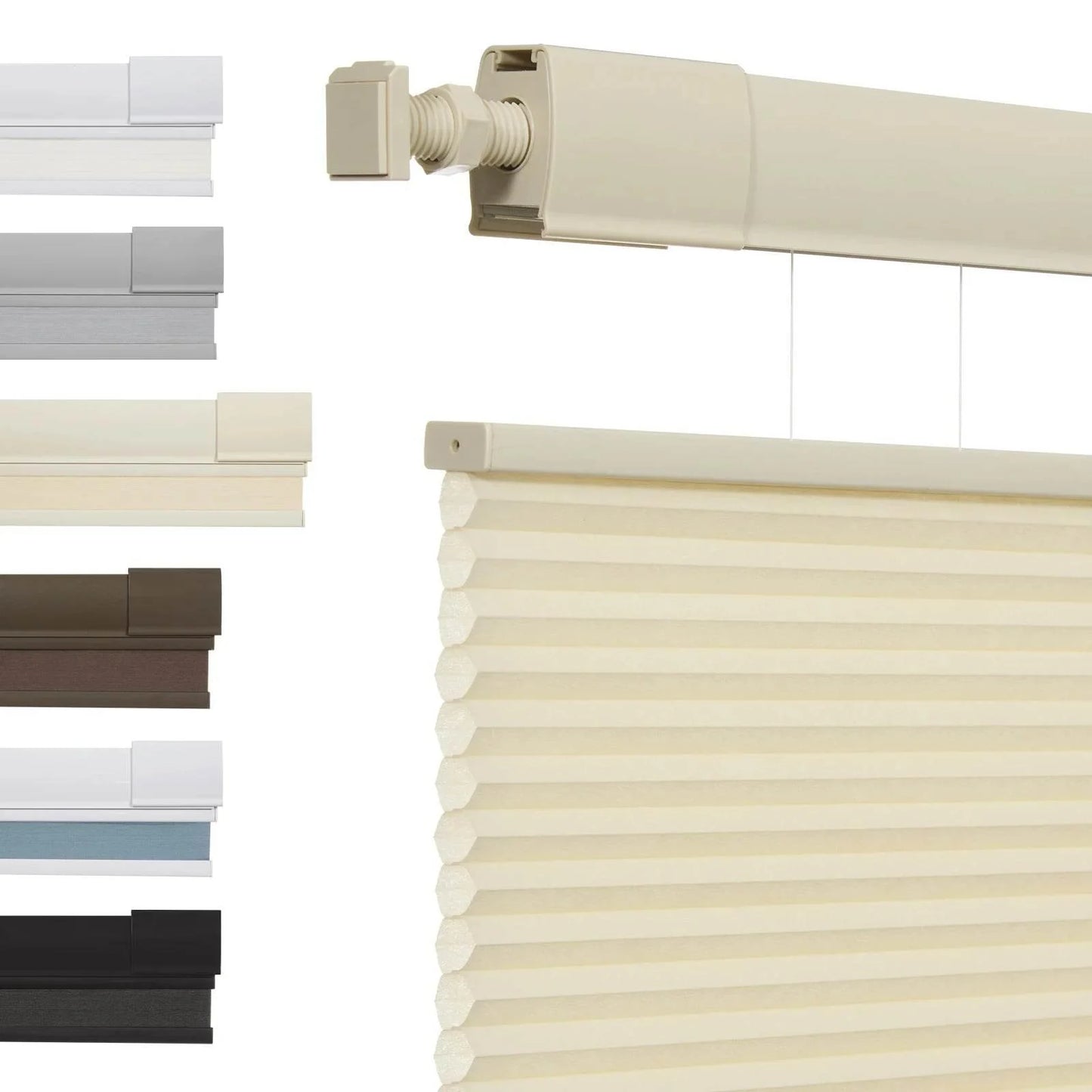 SnapFit Cordless Shades – No Drill, Instant Privacy & Light Control