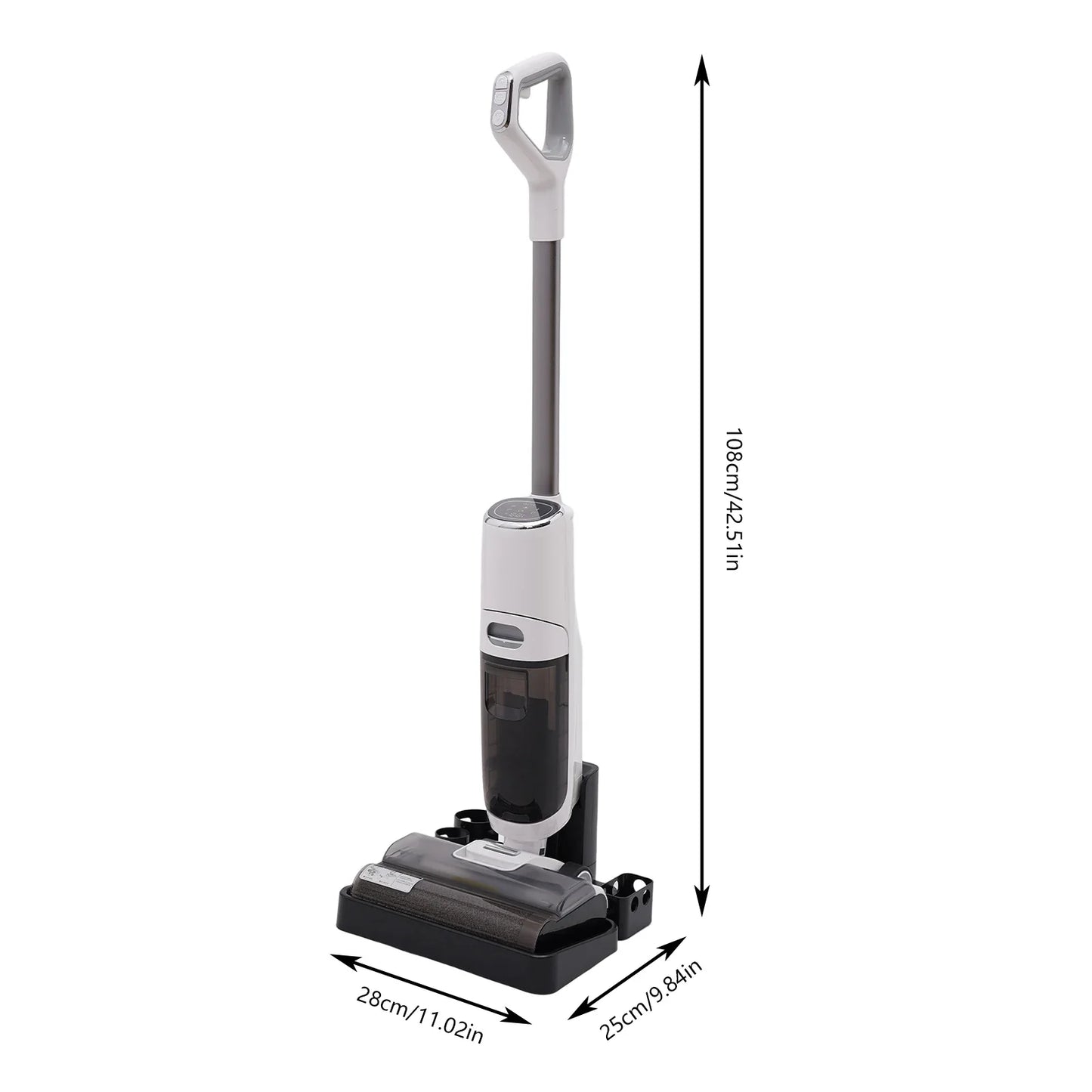 250w Intelligent Wet Dry Dual-Use Vacuum Cleaner, Cordless Hardwood Floor Cleaning Machine, One-Step Cleaning Vacuum Cleaner