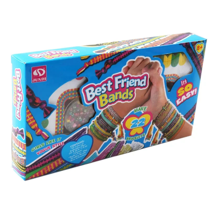 Girls DIY Bracelet Making Kit Jewellery Making Kit Arts for Kids Friendship Craft Kit for 5-12 Years Old Kid Girls toys gift