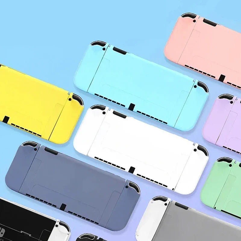 Protective Case Compatible with  Switch OLED Console and Joy-Cons,Switch Can Be Inserted in Dock with Shell Nintendo Switch Skin