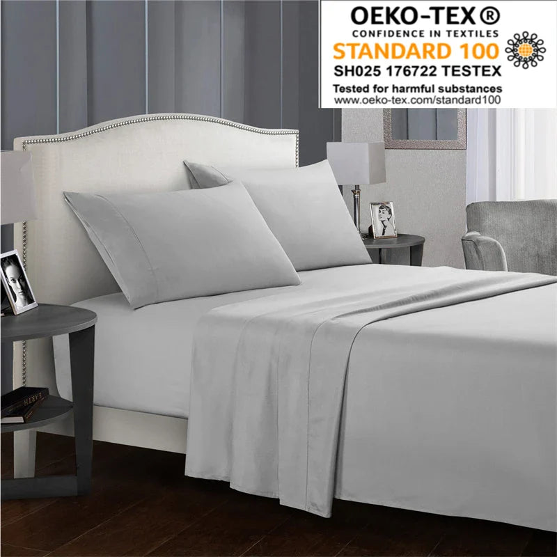High-quality Simple King Size Bed Sheet Set  Fitted Sheets  Queen Durable Bed Covers.