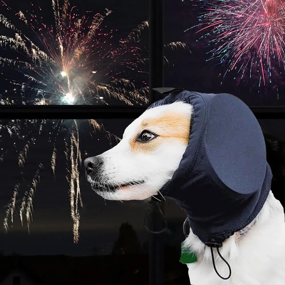 2024 Noise Reduction Dog Calming Earmuff Anti-noise Multifunction Dogs Supplies Durable Hearing Protection Dog Hoodie