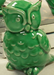 Ceramic handicrafts modern owls statue living room animal ornaments owl crafts home decor  figure 4 style optional~