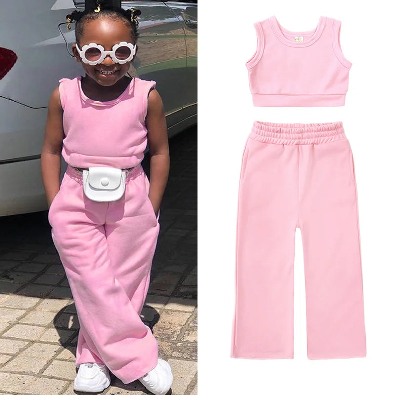 Children Sets for Girls Fashion 2025 New Style Girls Suits for Children Girls + Headband 3pcs. Set Cute Girls
