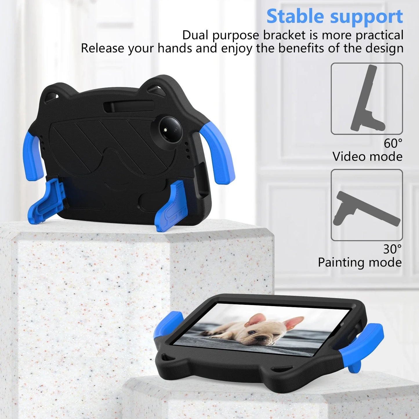 Cartoon EVA+PC Case For Redmi Pad SE 8.7" 2024 Tablet Safe Cover For Redmi Pad SE 4G 2024 tablet protective case with Kickstand