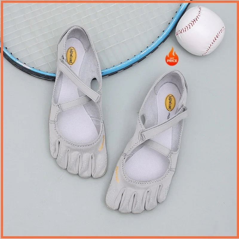 Women‘s Five Toe Shoes with Loop Strap - Barefoot Minimalist Flats for Hiking, Yoga, Gym Quick-Dry Water & Everyday Casual Wear
