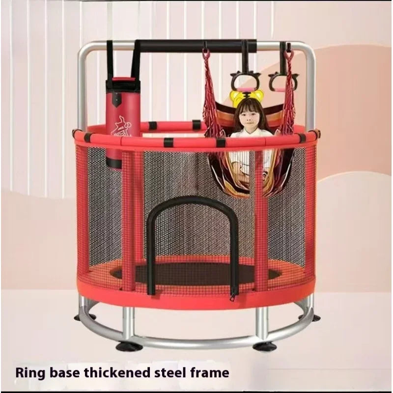 Children's Indoor Trampoline Home Use Jumping Bed 3-10 Years Old.