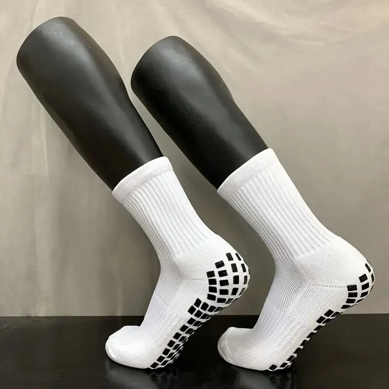 1/4/10 Pairs Neutral Anti Slip Football Socks Spring Summer Absorbing Sweat Breathable Basketball Running Leisure Sports Socks