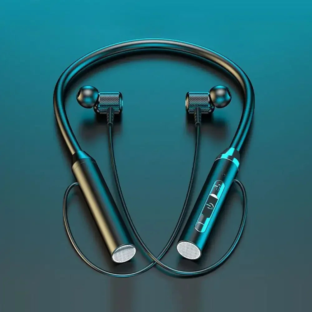 Wireless Headphones Bluetooth 5.0 Neckband Earphones Silicone Hifi 9D Stereo Sports Headset Halter Waterproof Magnetic Earbuds