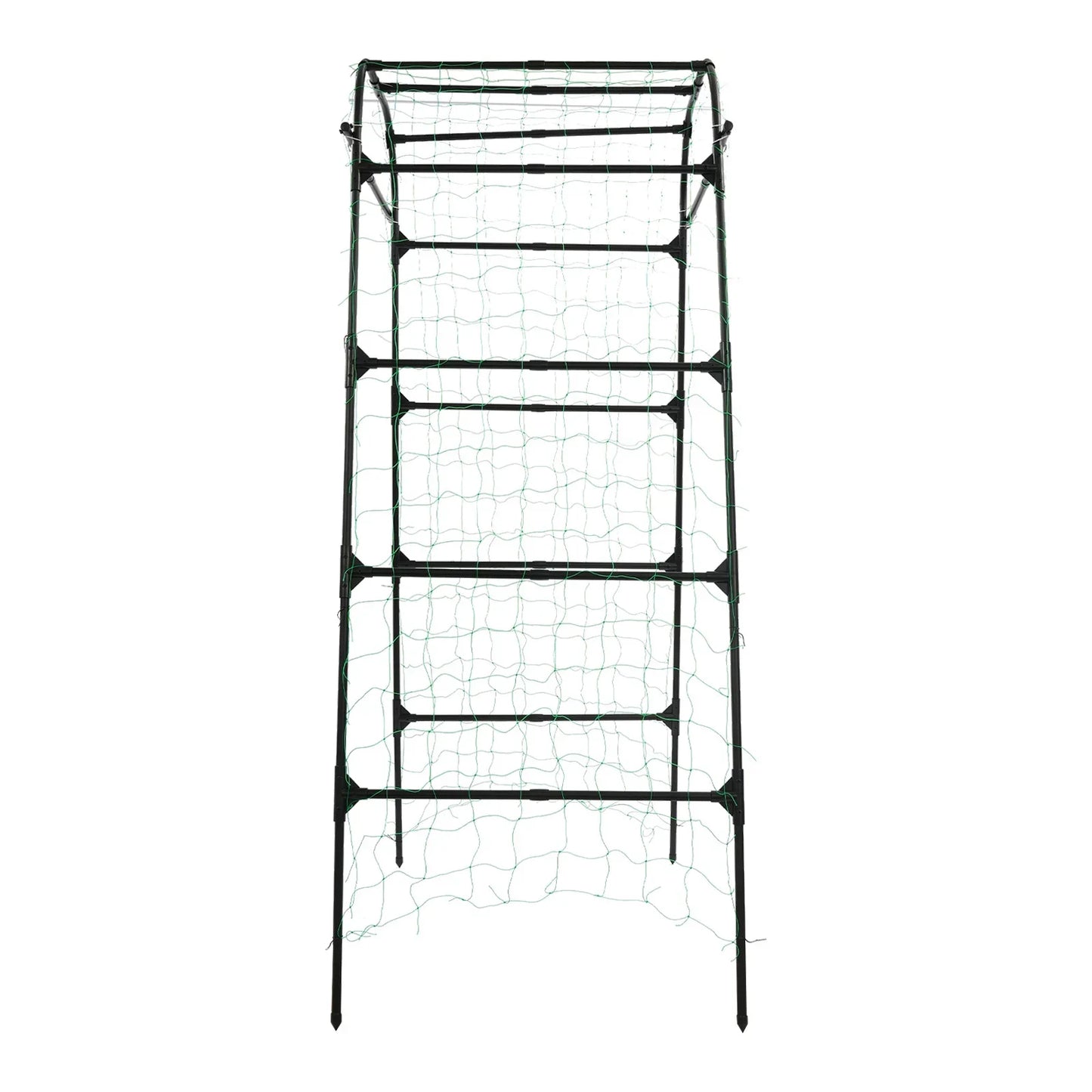 Garden Arch Trellis 82.7in Tall, Climbing Plant Support 35.4x31.5in, Steel Arbor for Cucumber Grape Vine Tomato