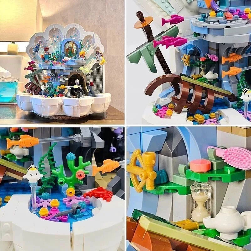 The Mermaid Princess Royal Clamshell 43225 Collectible Adult Building Blocks Set Moc Bricks Toys For Girls Adults Christmas Gift