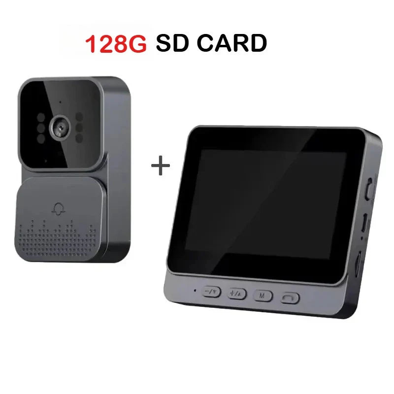 Smart WiFi 2.4G Wireless Doorbells Video Intercom Camera Inteligente Night Vision 4.3inch HD Screen For Security Home Apartment