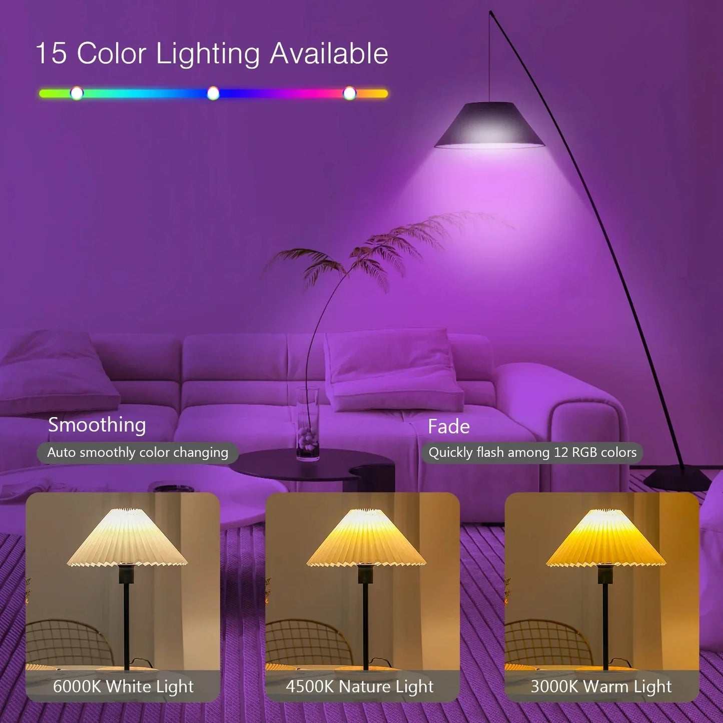 LED Night Light Rechargeable Light Bulbs 5V USB E27/E26 LED Lamp RGB Stand Light Night Lights Remote Control Lighting Home Decor