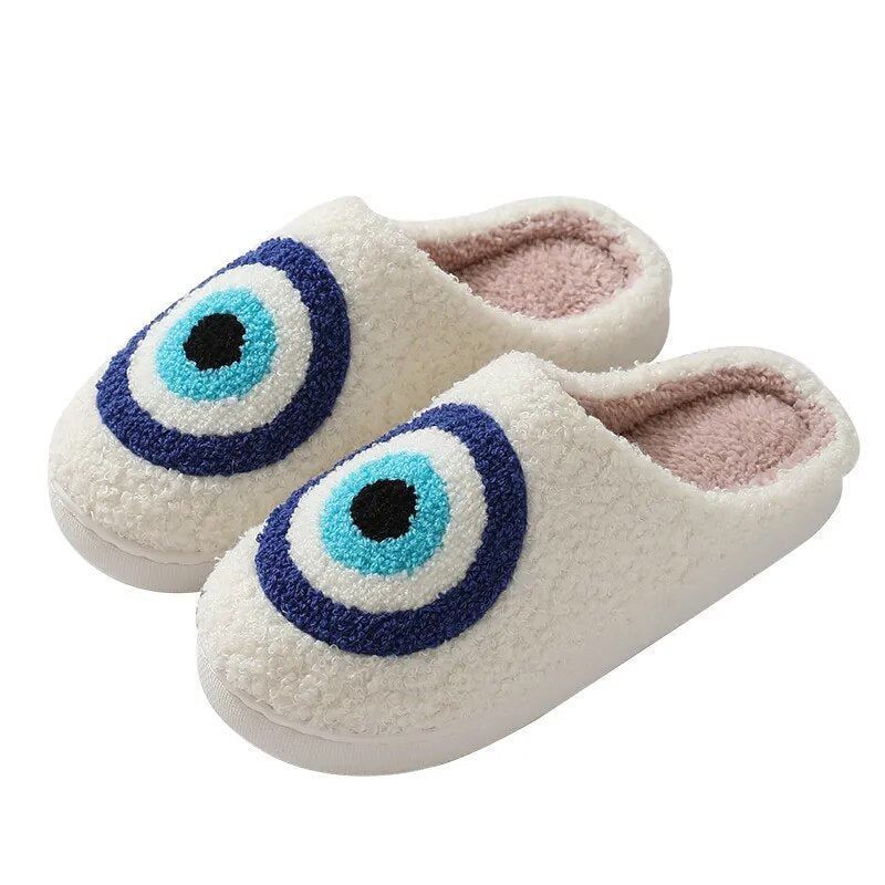 Halloween Slippers Ghost Face Slippers Pumpkin Slippers Men Flat Soft Plush Cozy Indoor Fuzzy Women House Shoes Fashion Gift Hot