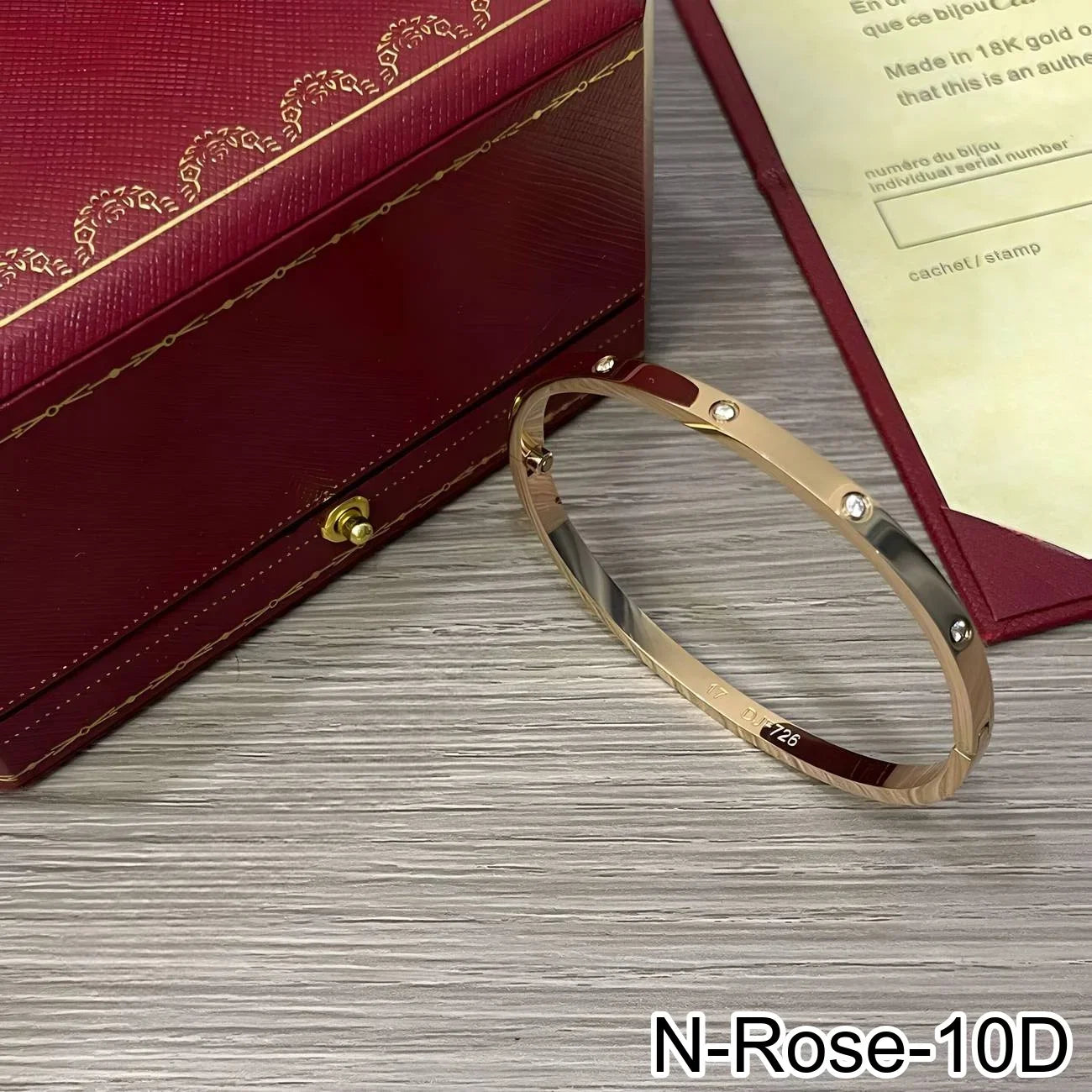 Rose Gold Silver Plated Diamond Studded Bangle Bracelet for Women 16 17 18 19 Size Fashion Jewelry Bracelets