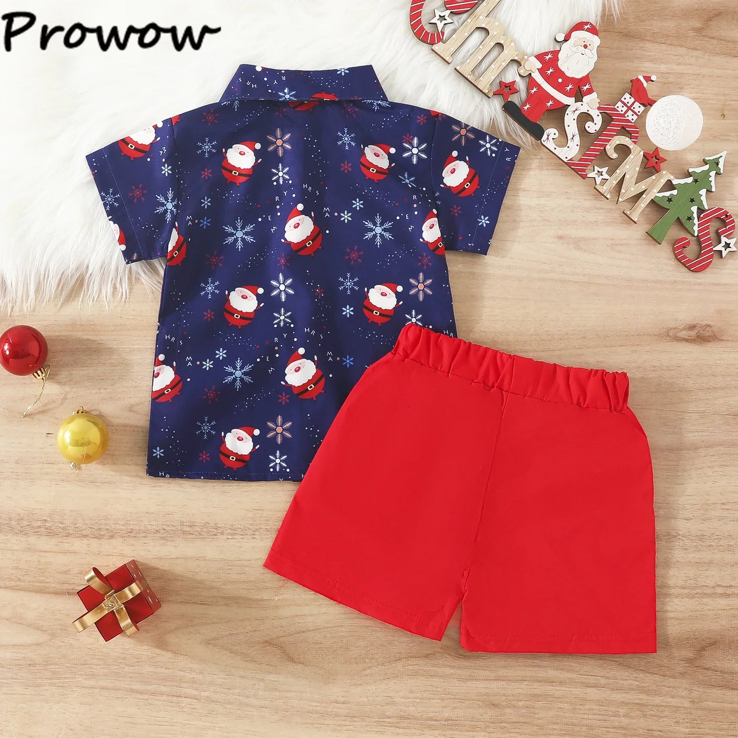 Toddler Boys Christmas Outfits Sets For Kids Short Sleeve Deer Outfit For Children Baby